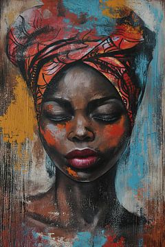 Afrikaanse vrouw van Bert Nijholt
