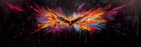 Losing My Religion R.E.M. - Black Painting with Beautiful Colours"