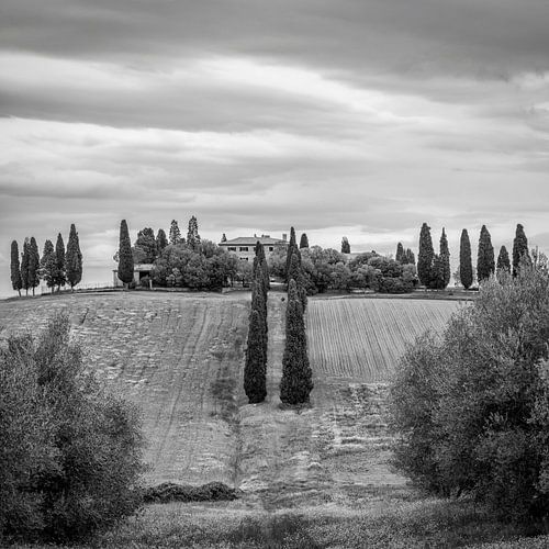 Italië in vierkant zwart wit, Toscane - Genna Borborini Maria Eva