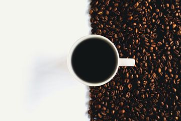 Koffie zwart wit van Evelien