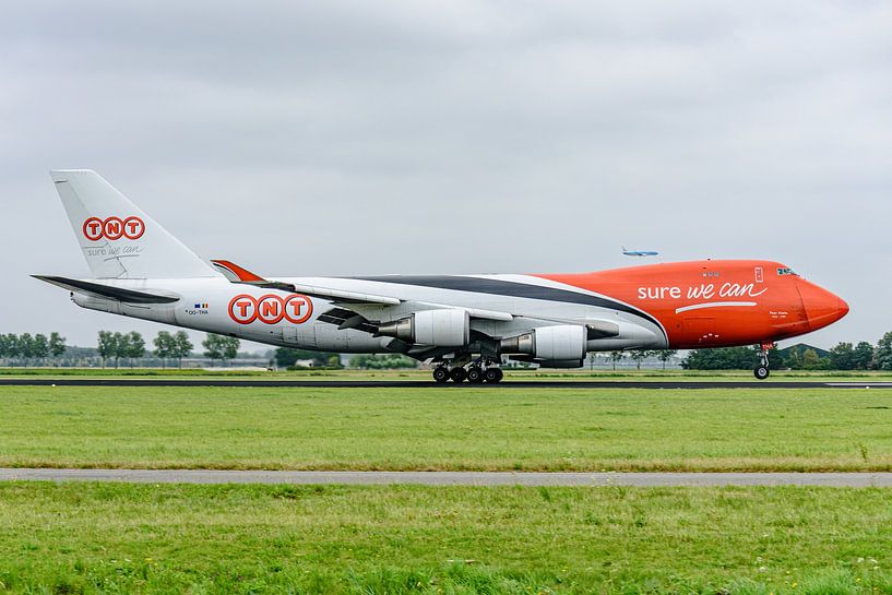 TNT Airways Boeing 747-400 cargo plane. by Jaap van den Berg