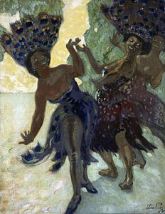Afrikanische Frauen tanzen, LEO PUTZ, 1904