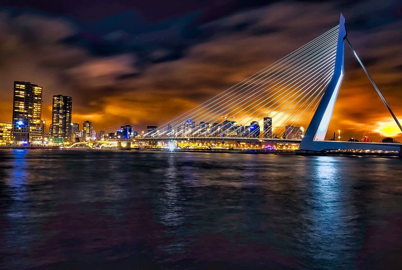 Rotterdam Erasmusbrug von Mehmet Karaman