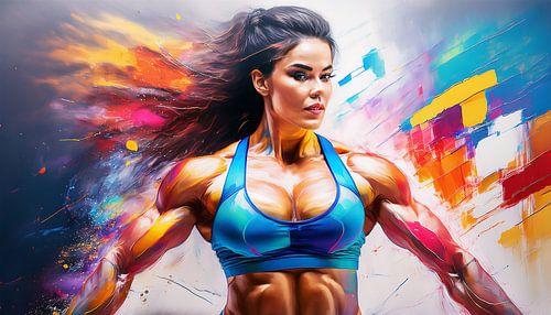 Bodybuilding met spieren