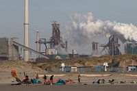 La vie à la plage à Wijk aan Zee