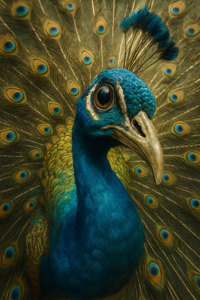 The Peacock in Cinematic Gloss by But First Framing