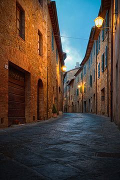 Lanes in San Quirico d'Orcia by Silvio Schoisswohl