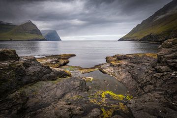 Bay in the Faroe Islands by Ageeth Groen