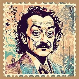 Salvador Dali by Biljana Zdravkovic
