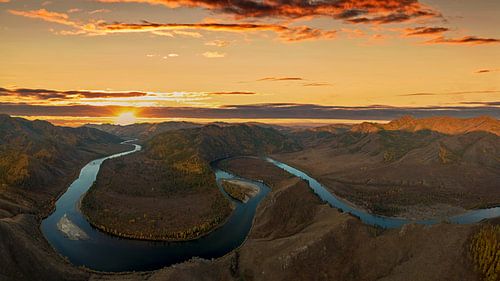 Egiin Gol Rivier in Mongolië