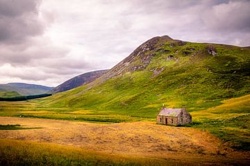 Verlaten huis Highlands (Schotland)