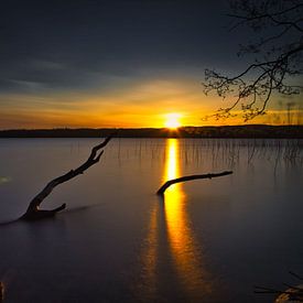 Sunset over the Tollensesee by Thomas Grund