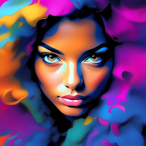 Schoonheid in een kleurrijke symfonie van rook