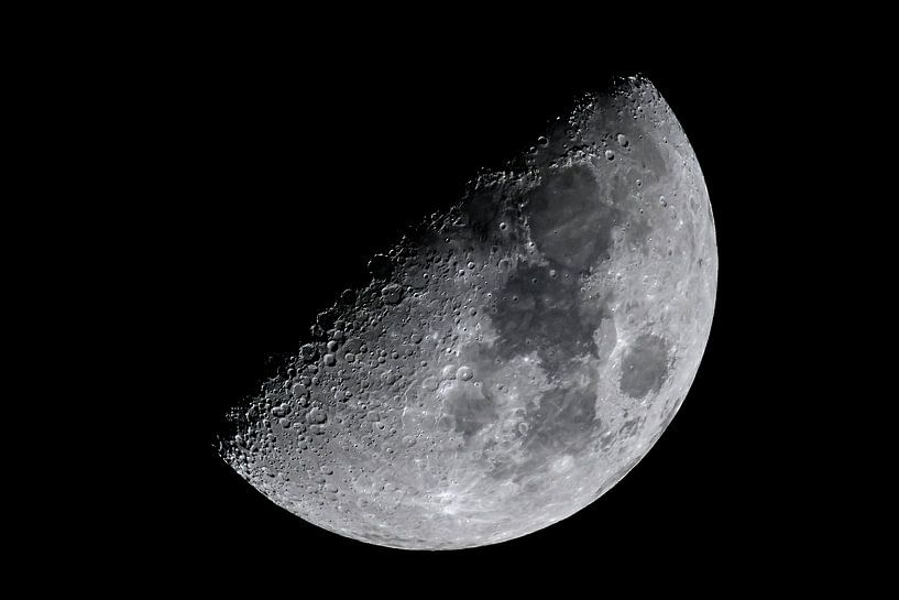 The Moon and its Dark side by Sjoerd van der Wal Photography