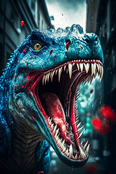 Velociraptor sauvage par Mutschekiebchen