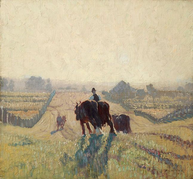 Frosty sunrise, Elioth Gruner van Meesterlijcke Meesters