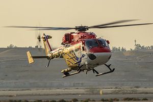 Dhruv-Hubschrauber des Sarang Display Teams aus Indien.