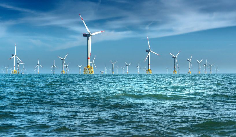 3258 Parcs éoliens en mer du Nord I par Adrien Hendrickx