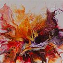Fiery - acrylic paint on canvas by Hannie Kassenaar thumbnail