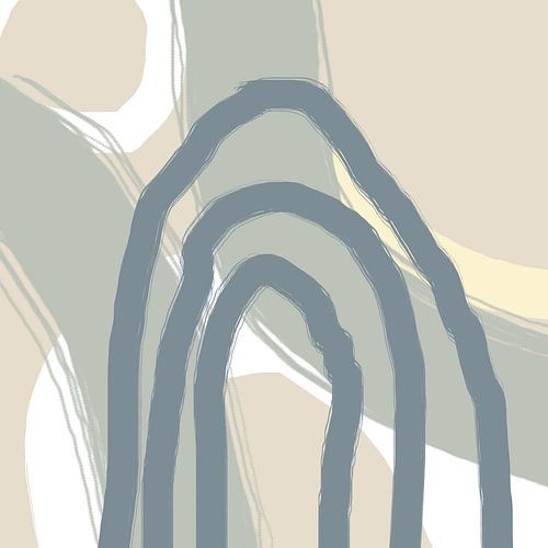 Moderne abstracte kunst - Lijnen en vormen 11