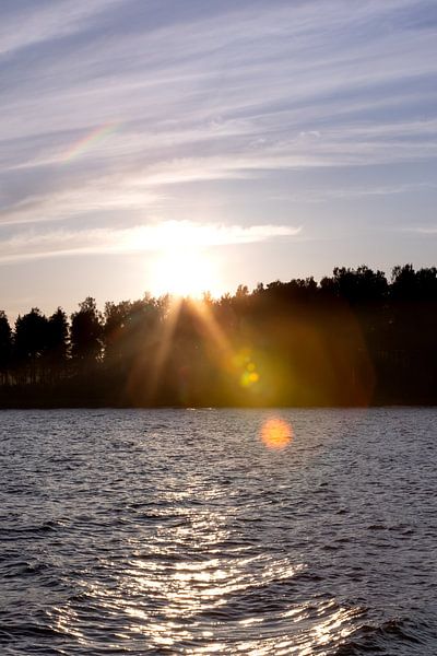 Magical nature of Sweden. Sunset by the water by Karijn | Fine art Natuur en Reis Fotografie