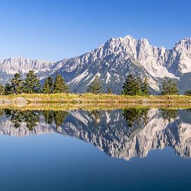 Zomerochtend op de Wilder Kaiser in Tirol van Achim Thomae Photography