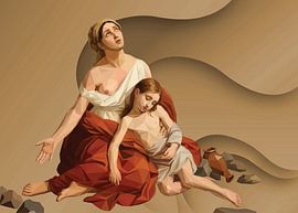 Hagar in de woestijn van Low Profile