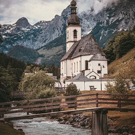 Church of St. Sebastian in Ramsau by Florian Limmer