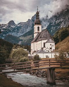 Church of St. Sebastian in Ramsau by Florian Limmer