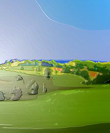 Schönbachwiesen [Original 60 cm x 50 cm]