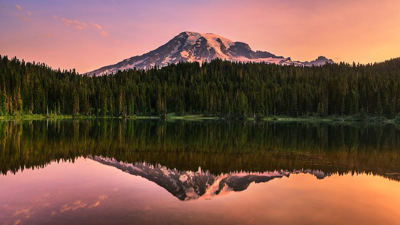 Sunrise Mount Rainier, Bundesstaat Washington, Vereinigte Staaten von Henk Meijer Photography