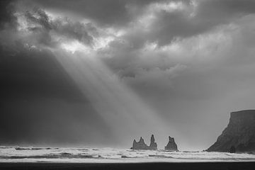 Insel in der Sonne, Island, Vik von rik janse