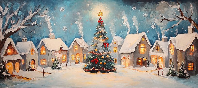 Snow Night by Wonderful Art
