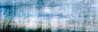 Wolken en landschap met in beweging