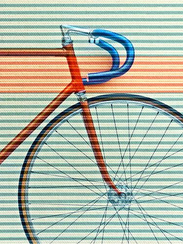 Standard Striped Bike