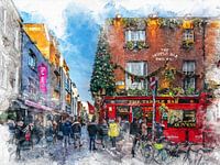 Dublin watercolor art #Dublin