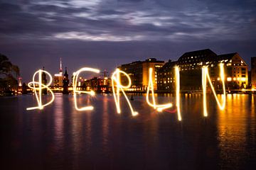 Berlijn bij nacht van Pierre Verhoeven