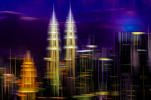 Kuala Lumpur bij nacht