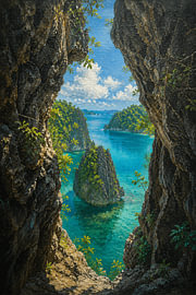 Misool-Karst-Naturschutzgebiet von Vínculae