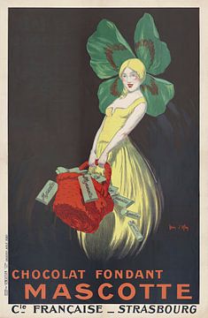 Jean d'Ylen - Chocolade fondant Mascotte. Compagnie française, Straatsburg (1920) van Peter Balan