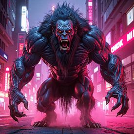 NEON TROLL : Le troll monstrueux dans la ville cyberpunk sur INFERAURUM