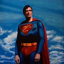 Christopher Reeve als Superman Gemälde von Paul Meijering Miniaturansicht