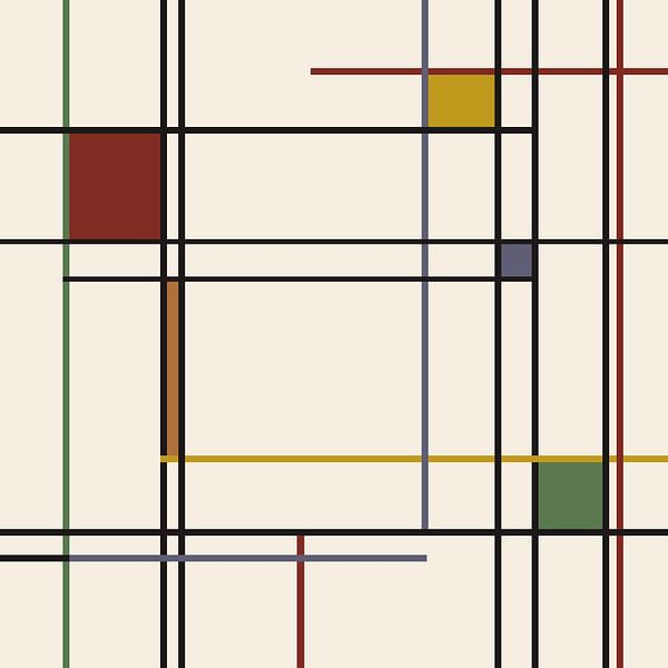 Lines-Piet Mondrian van Marion Tenbergen