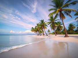 Golden sand, gentle waves by Jean Pierre