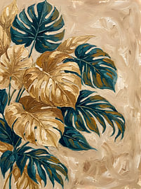 Golden Tropical Elegance by Imene Manou