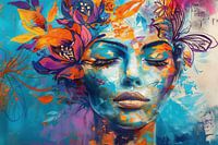 flowerpower vrouw