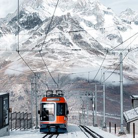 Gornergrat Bahn avec panorama alpin sur Patrick van Os