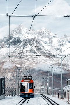 Gornergrat Bahn avec panorama alpin sur Patrick van Os
