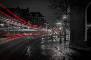 Red Lines Utrecht Janskerkhof  van John Ouwens