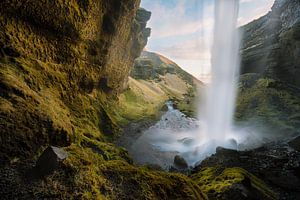 IJslandse waterval van Stefan Schäfer